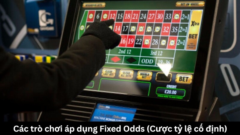 Các trò chơi thường áp dụng Fixed Odds