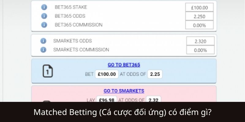 Các thuật ngữ quan trọng trong Matched Betting